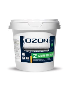 OZON Краска интерьерная для обоев OZON 2 ВД АК 222АМ 4 2 А белая 2 7л морозостойкая Ozone