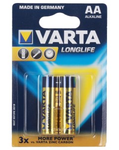 Батарейка LONGLIFE 4106101412 2 шт Varta