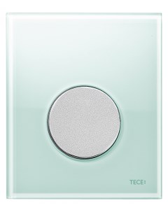 Кнопка смыва Loop Urinal 9242652 зелёное стекло кнопка хром матовый Tece
