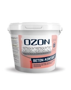 OZON Грунтовка бетоконтакт OZON Beton kontakt ВД АК 040М 6 5 морозостойкая Ozone
