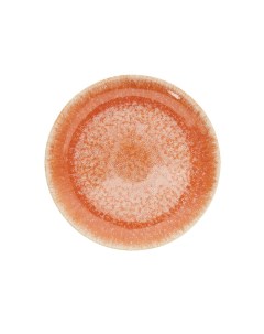 Тарелка обеденная 26 5 см оранжевый керамика 7153638 Coincasa