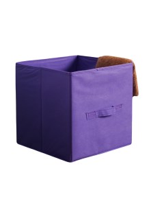 Короб для хранения вещей 30 30 складной фиолетовый Agroguard