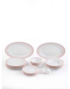 Сервиз столовый Italia F Sakura Pink 1208 28 Zarin iran porcelain industries co. pjs