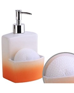 Дозатор для мыла с губкой Vismarket