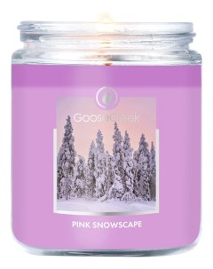 Ароматическая свеча Pink Snowscape Розовый cнежный пейзаж 198г Goose creek