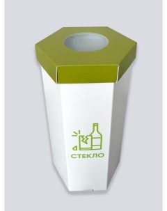 Контейнер для мусора Квадратная урна сборно разборная С6Г110Л пластик 110л Fix print
