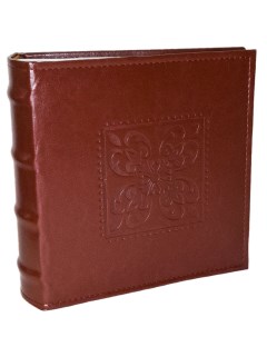 Фотоальбом Орнамент бордовый обложка эко кожа 300 фото в кармашках 10х15 см Veldco