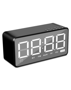 Часы будильник колонка A129 179 Bluetooth AUX карта памяти FM Mypads