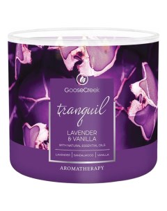 Ароматическая свеча Lavender Vanilla Лаванда и ваниль 411г Goose creek