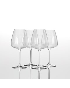 Хрустальные бокалы Dionys 0301 4 для красного вина 4 шт прозрачные 590 мл Strotskis