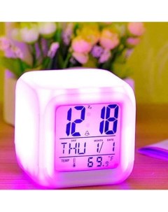 Будильник часы с подсветкой LED Color Change Forall