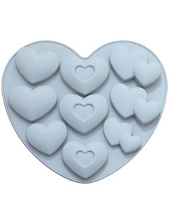 Силиконовая форма для конфет желе шоколада Сердце KA SFRM36 01 Kitchen angel