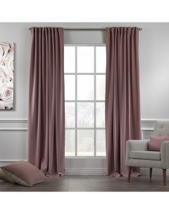 Комплект штор Casa Eleganta 140х270 Ткань рогожка на шторной ленте Розовые Casa elegante