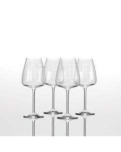 Хрустальные бокалы Dionys 0302 4 для белого вина 4 шт прозрачные 370 мл Strotskis