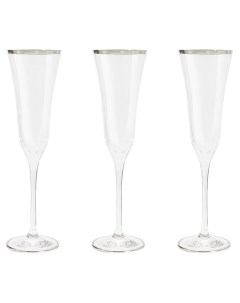 Набор бокалов для шампанского Сабина платина 0 175 л 6 шт Same Same decorazione
