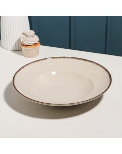 Kutahya Porselen Тарелка глубокая Pearl d 27 см 400 мл бежевая фарфор Kutahya porcelen