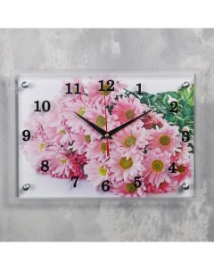 Часы настенные серия Цветы Герберы 25х35 см Сюжет