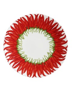 Тарелка обеденная SUN 28 см RED Taitu