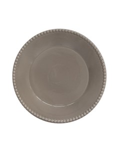 Тарелка обеденная Tiffany тёмно серая 26 см Easy life