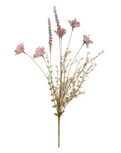 Искусственный цветок Кореопсис светло розовый 50 см Вещицы