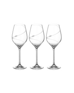 Набор бокалов для белого вина Силуэт 0 36 л 6 шт Diamante