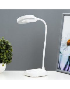 Настольная лампа сенсорная Артено LED 3Вт USB белый Risalux