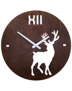 Часы Настенные часы CL 40 3 Brown Deer Коричневый Олень Castita