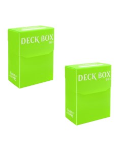 Набор из 2 пластиковых коробочек card pro зелёная 80 карт Blackfire