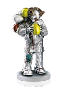 Статуэтка с серебрением Клоун с шариками Mida