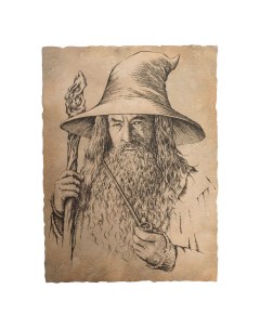 Постер Lord of The Rings Portrait of Gandalf the Grey Weta workshop