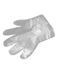 Перчатки хозяйственные полиэтиленовые размер L 100 шт Grifon