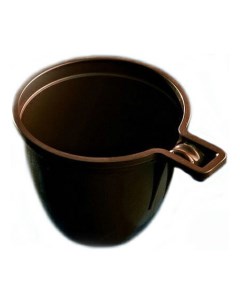 Чашки одноразовые коричневые 200 мл 50 шт Мистерия