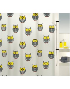 Штора для ванной Owl 180х200 см 1016132 Серый Spirella