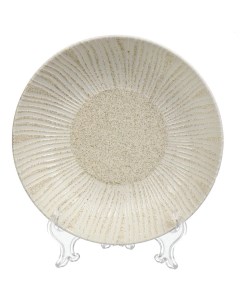 Тарелка суповая керамика 19 см 0 7 л круглая Дюна A15395SH0479 бежевая Daniks