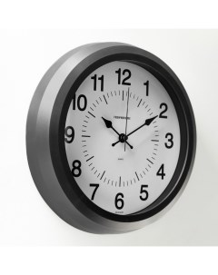 Часы Часы настенны серия Классика d 25 см черные Troyka