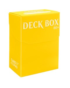 Набор из 5 пластиковых коробочек card pro жёлтая 80 карт Blackfire