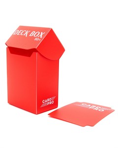 Набор из 5 пластиковых коробочек card pro красная 80 карт Blackfire