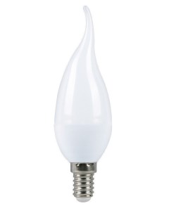 Светодиодная матовая лампа LED Свеча на ветру Smart Buy SBL C37Tip 05 30K E14 Smartbuy