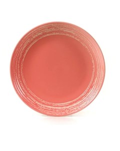 Тарелка плоская 8 200мм Меланж розовый Керамстрой