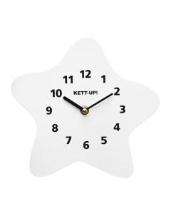 Часы детские настенные ECO Звездочка белый Kett-up