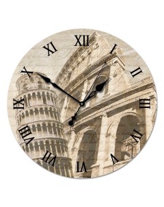 Часы настенные часы из стекла 01 004 Старинная Италия Династия