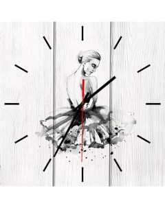 Настенные часы Балерина 30 х 30 см Дом корлеоне