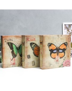 Фотоальбом на 200 фото 10х15 см Бабочки МИКС Platinum