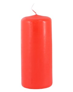 Свеча пеньковая 50x115 мм красная Омский свечной