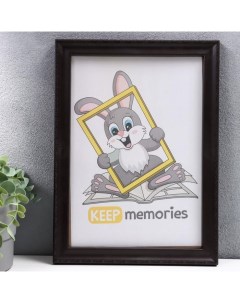 Keep memories Фоторамка пластик L 6 21х30 см венге пластиковый экран Baummann