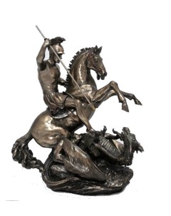Бронзовая статуэтка Георгий Победоносец Art bronze