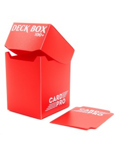 Набор из 5 пластиковых коробочек card pro красная 100 карт Blackfire