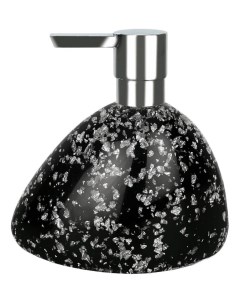 Дозатор для жидкого мыла Etna Glitter пластик черный 1016528 Spirella