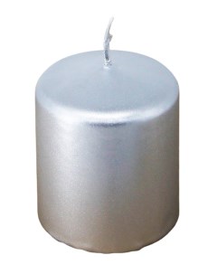 Свеча пеньковая серебряная 5 см Омский свечной