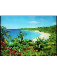 Картина Сваровски Тропический рай 50 х 70 см Хрустальные подарки